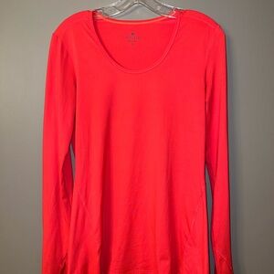 Athleta Women's Fitted Bright Long Sleeve Workout Top